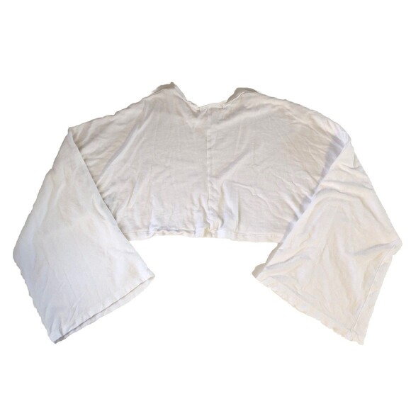 Project Social  T  Urban Outfitters Wide Sleeves Relaxed Cropped White Small - Picture 3 of 12